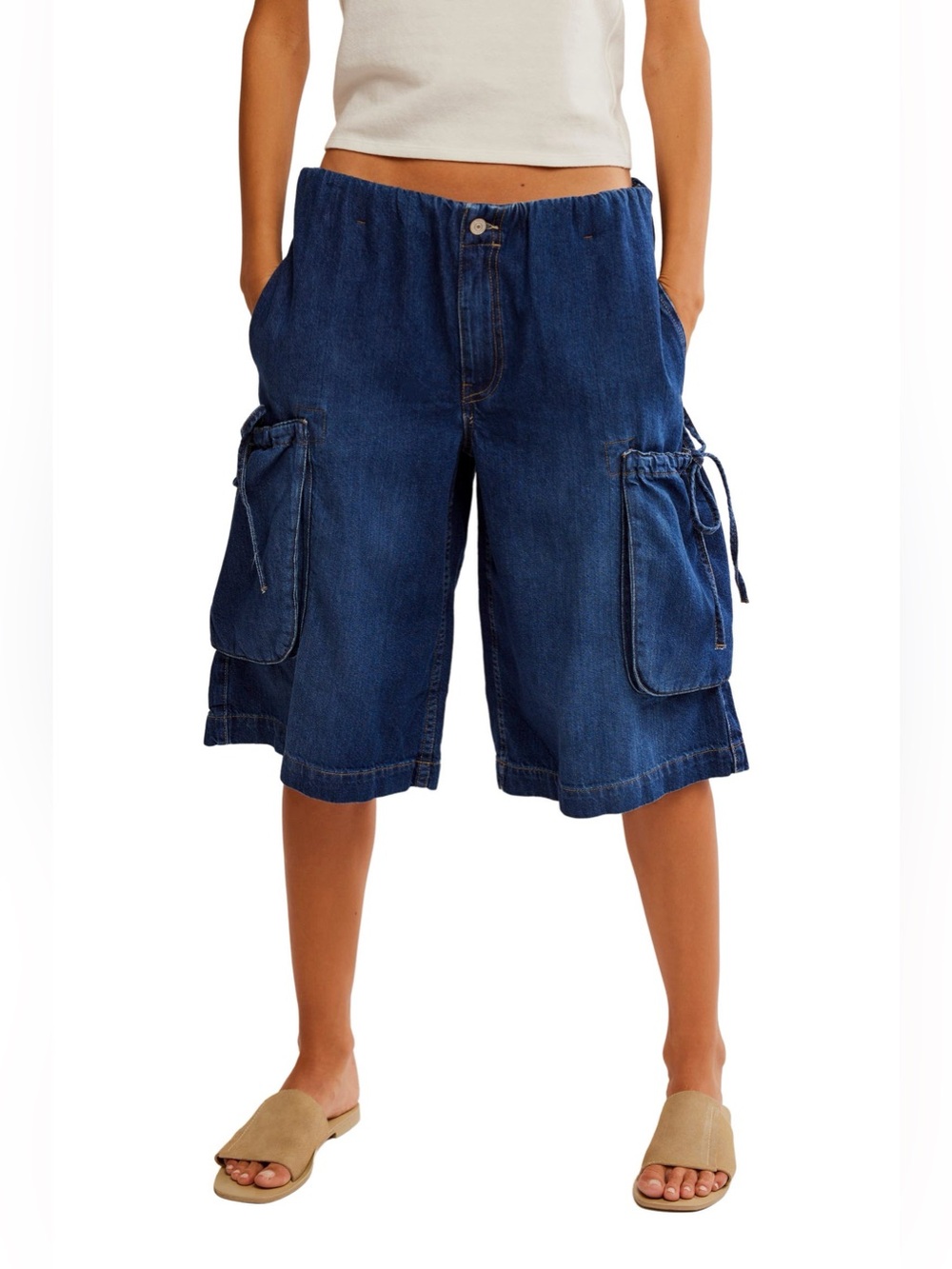 We the Free, Free People The Marty Pull On Crop Jeans